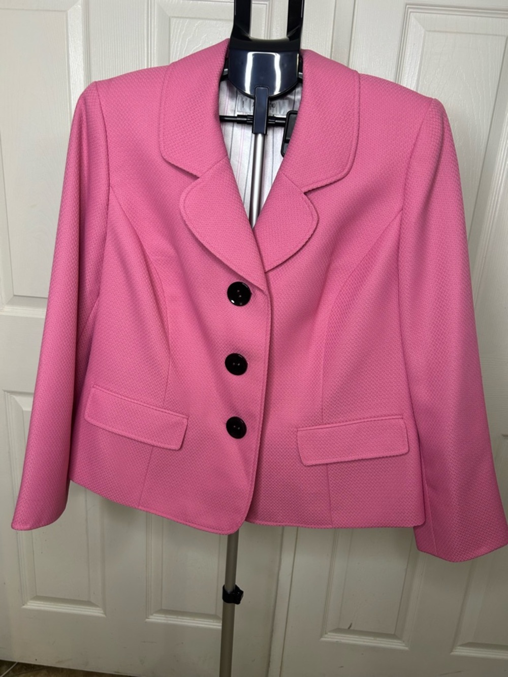 Jones Studio Pink Textured Women's Blazer